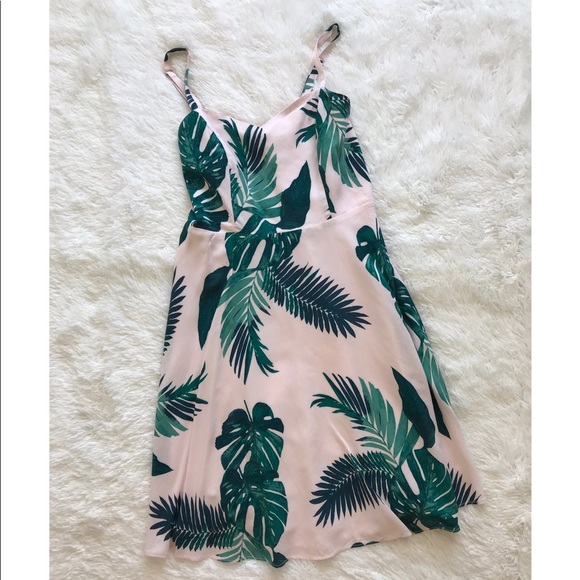 old navy palm leaf dress
